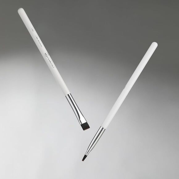 188 White flat Eyebrow Concealer Eyeliner Definer Makeup Brush - Picture 3 of 5